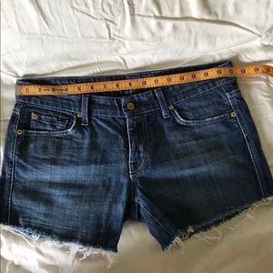 7 For All Mankind denim shorts